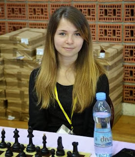 Andreea-Cristiana Navrotescu au championnat du monde d'échecs jeunes - Photo © FFE 