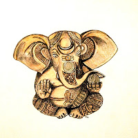 Ganesha paintings by Indian Contemporary Artists, Art Scene India