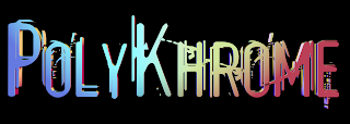 The current temporary PolyKhrome Blog logo