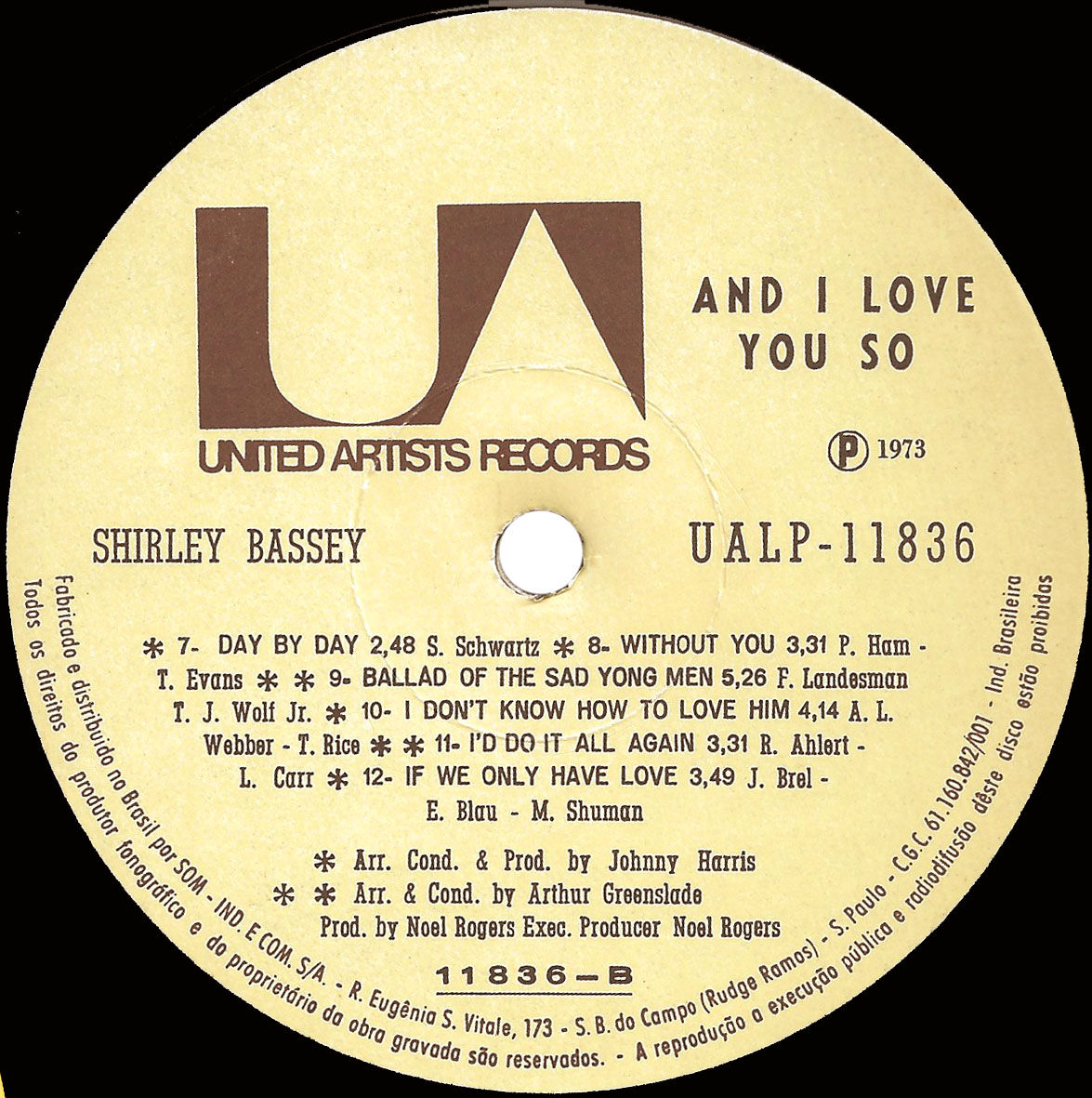 SHIRLEY BASSEY - AND I LOVE YOU SO - 1973 | LAGU VIRAL