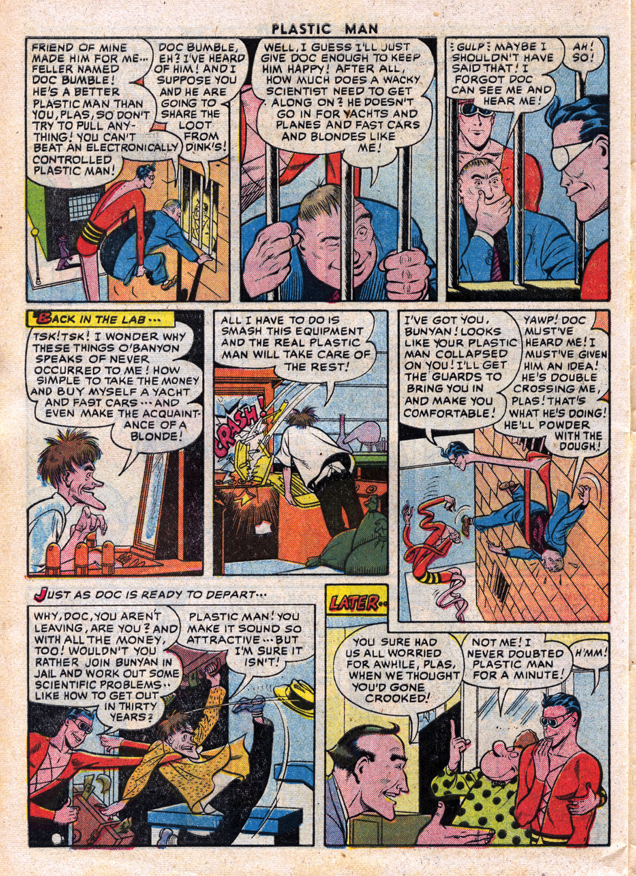 Read online Plastic Man (1943) comic -  Issue #58 - 32