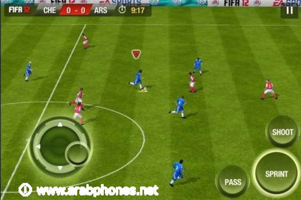 تحميل لعبة بيس 2012 Pes apk للاندرويد مجانا