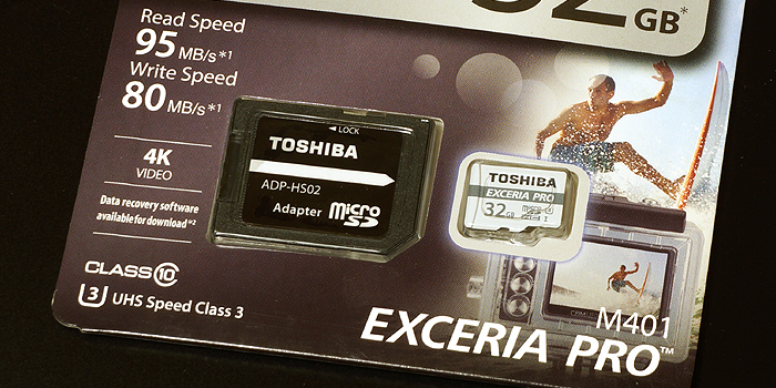 東芝 EXCERIA PRO M401 microSDカード 仕様・スペック