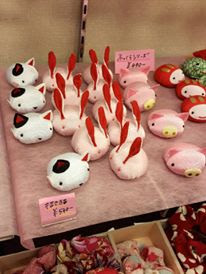 Animals soft toys at Arashiyama Kyoto