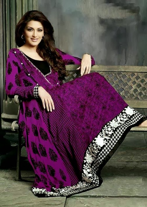 Sonali Bendre Designer suits Indian Party