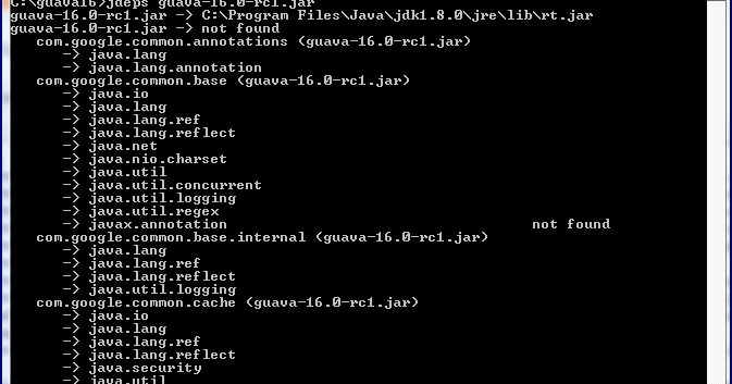 Inspired by Actual Events: jdeps: JDK 8 Command-line Static Dependency ...