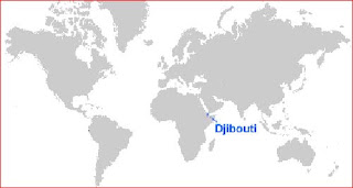 Gambar Peta letak Djibouti