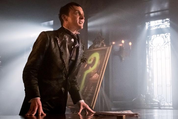 Gotham - Episode 3.15 - How The Riddler Got His Name - Promos, 5 Sneak Peeks, Featurettes, Promotional Photos & Press Release