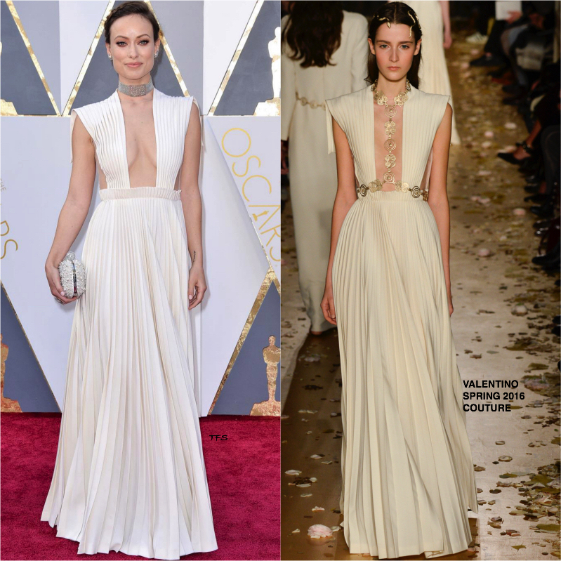 Olivia Wilde in Valentino Couture at the 2016 Academy Awards
