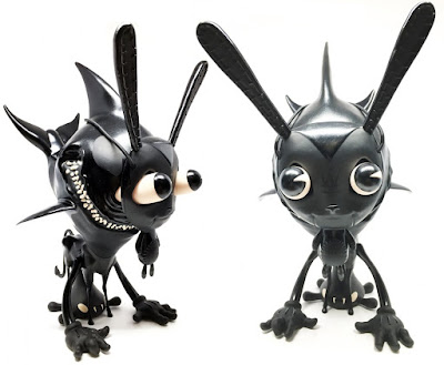 I'm Scared Stair Monsta Midnight Edition Vinyl Figure by Craola x 3D Retro