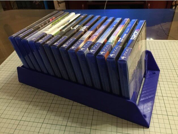 3D Printed stand for PS4 games