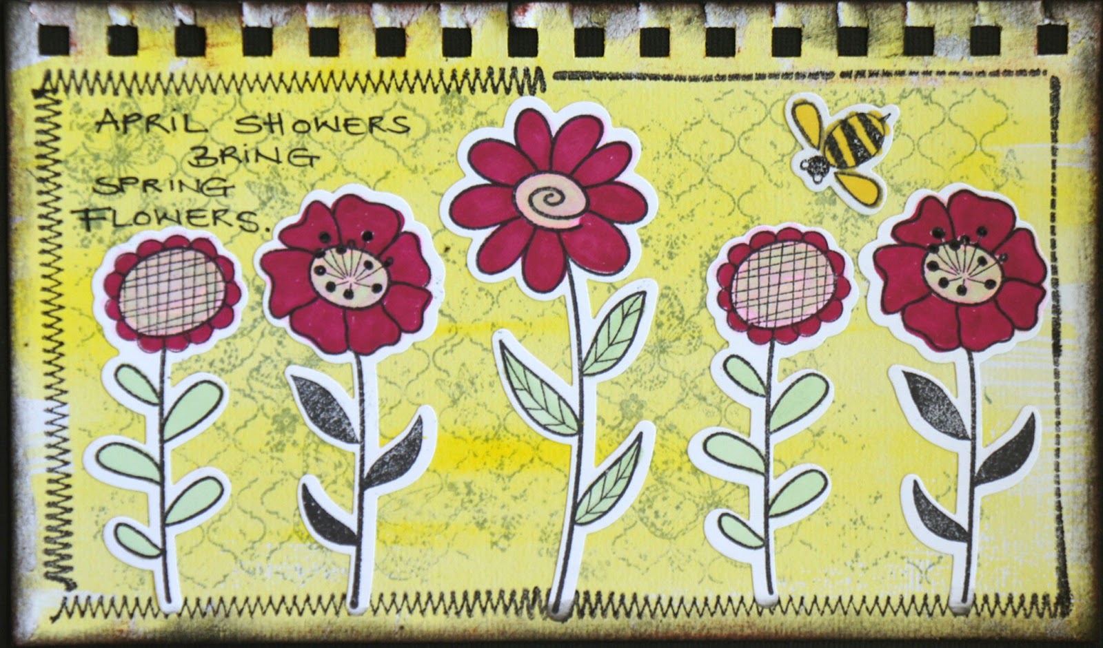 Play as u go april showers bring spring flowers Play as u go april showers bring spring flowers