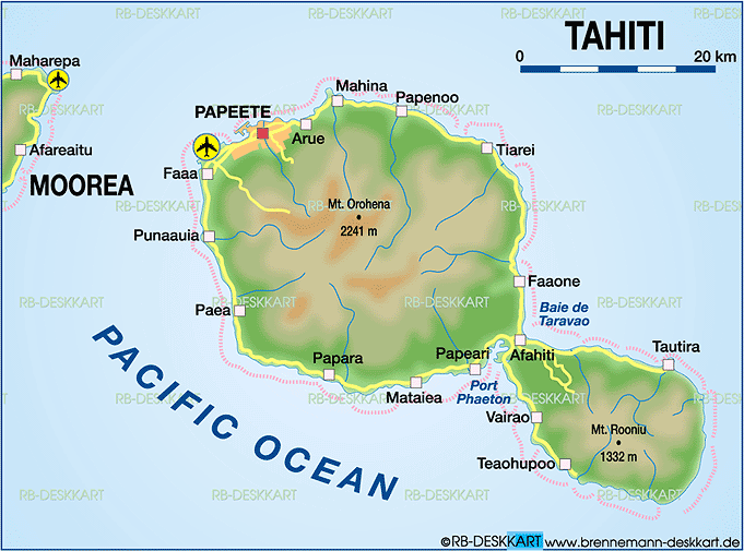 Geographic Adventure in Tahiti: Volcanic Landforms of Tahiti Nui