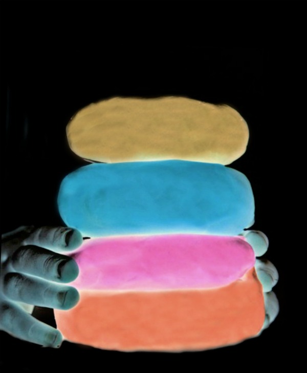 FUN KID PROJECT: Make Kinetic Sand that glows-in-the-dark!  (My kids loved this!)