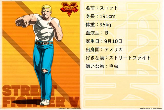 Scott, da abertura de Street Fighter II Scott, da abertura de Street Fighter II