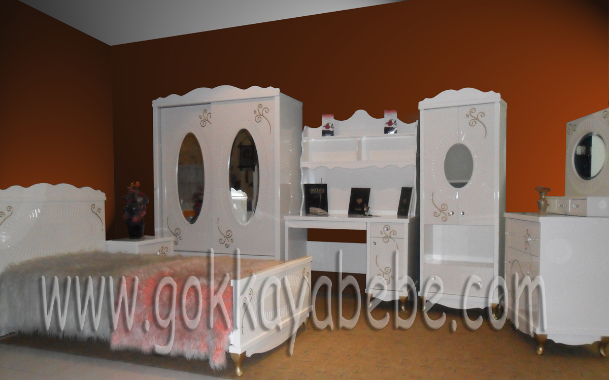 GÖKKAYA BEBEK VE GENÇ MOBİLYA ELİPS sürgülü genç odası