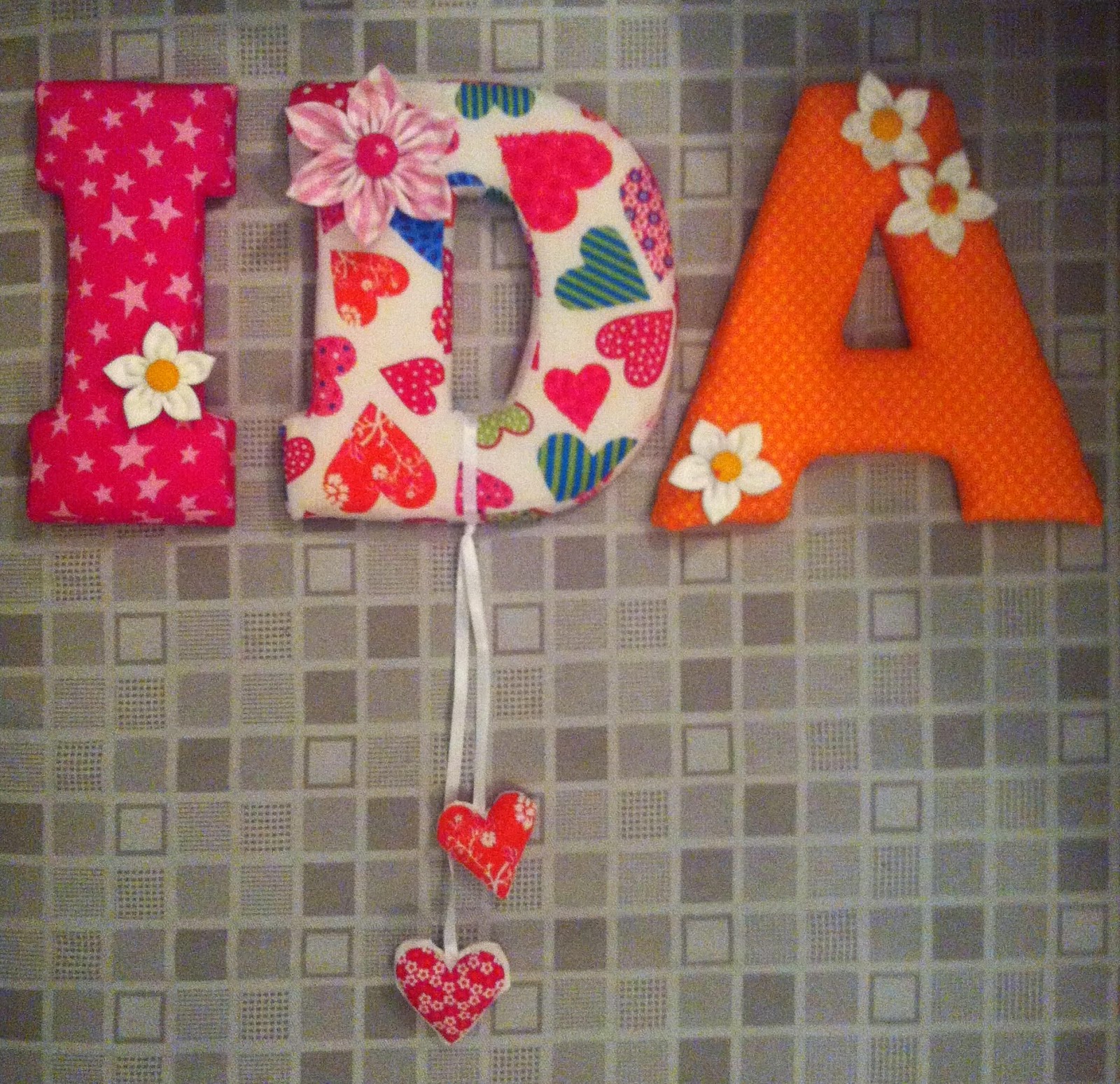 Scrappen, Stempeln, Stricken, Häkeln,... - Jenni's kreative Bastelwelt!: Tür-Buchstaben und ...