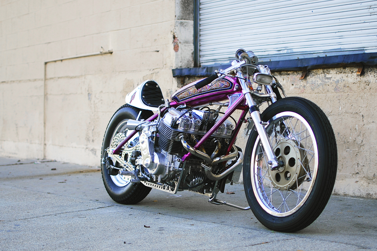 Cherry Blossom - Kiyo’s Turbo Honda CB750 | Return of the Cafe Racers