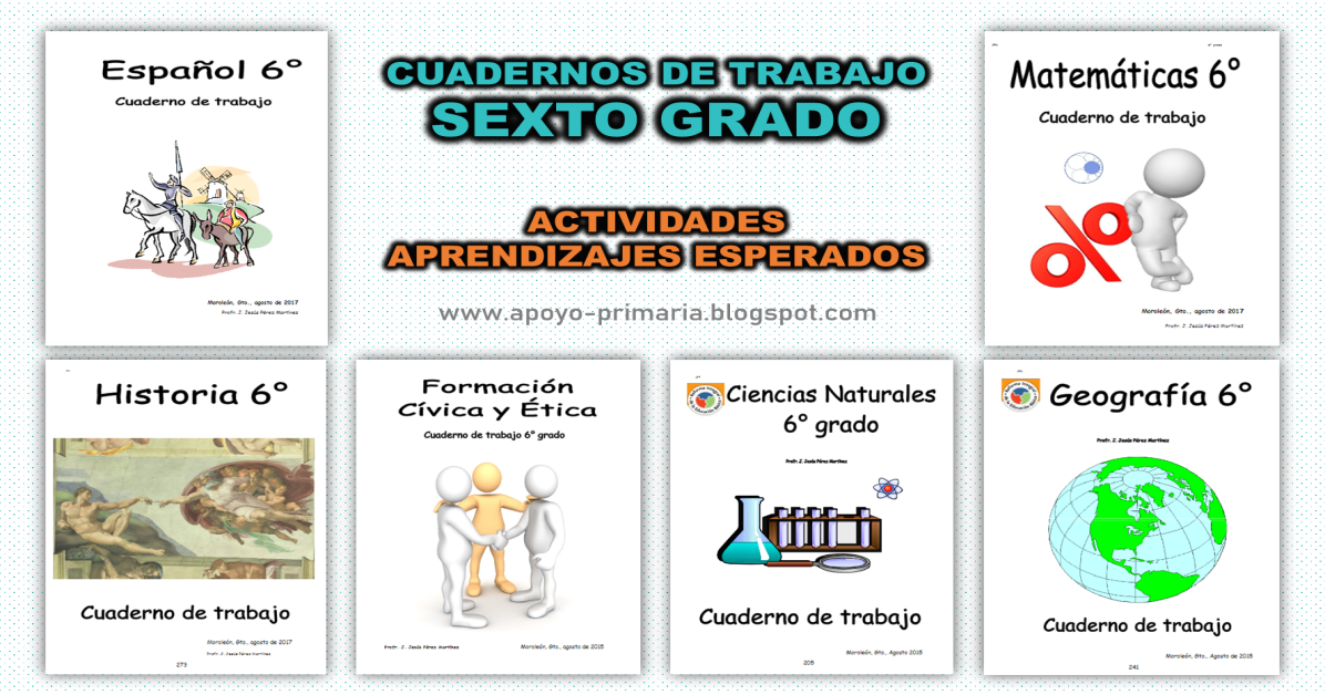 Materiales de apoyo para Sexto Grado Apoyo Primaria