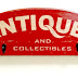 Stenciled <strong>Antiques</strong> <strong>And</strong> <strong>Collectibles</strong> Sign