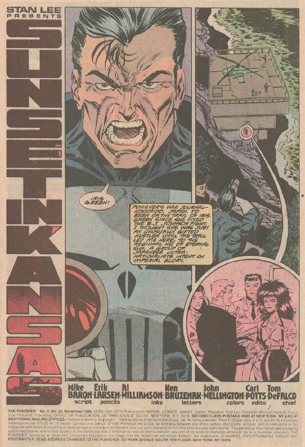 Read online The Punisher (1987) comic -  Issue #25 - Sunset in Kansas - 2