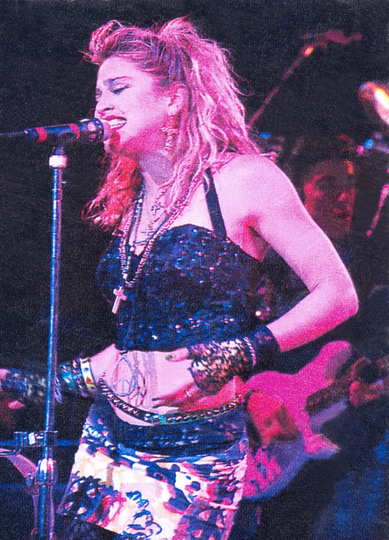 Pud Whacker's Madonna Scrapbook April 13, 1985 Madonna at Seattle's
