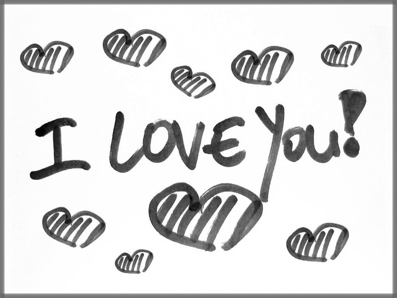 Screensaver Black and White Love Wallpapers