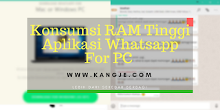 Whatsapp For PC Tercatat Memakan Cukup Besar RAM Komputer