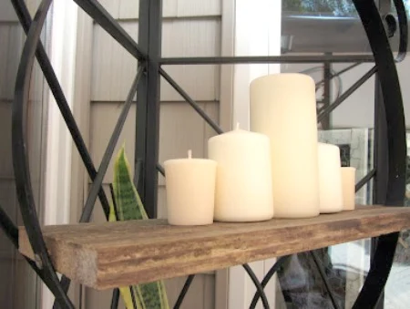 How to turn a bird perch into a candle chandy. homeroad.net
