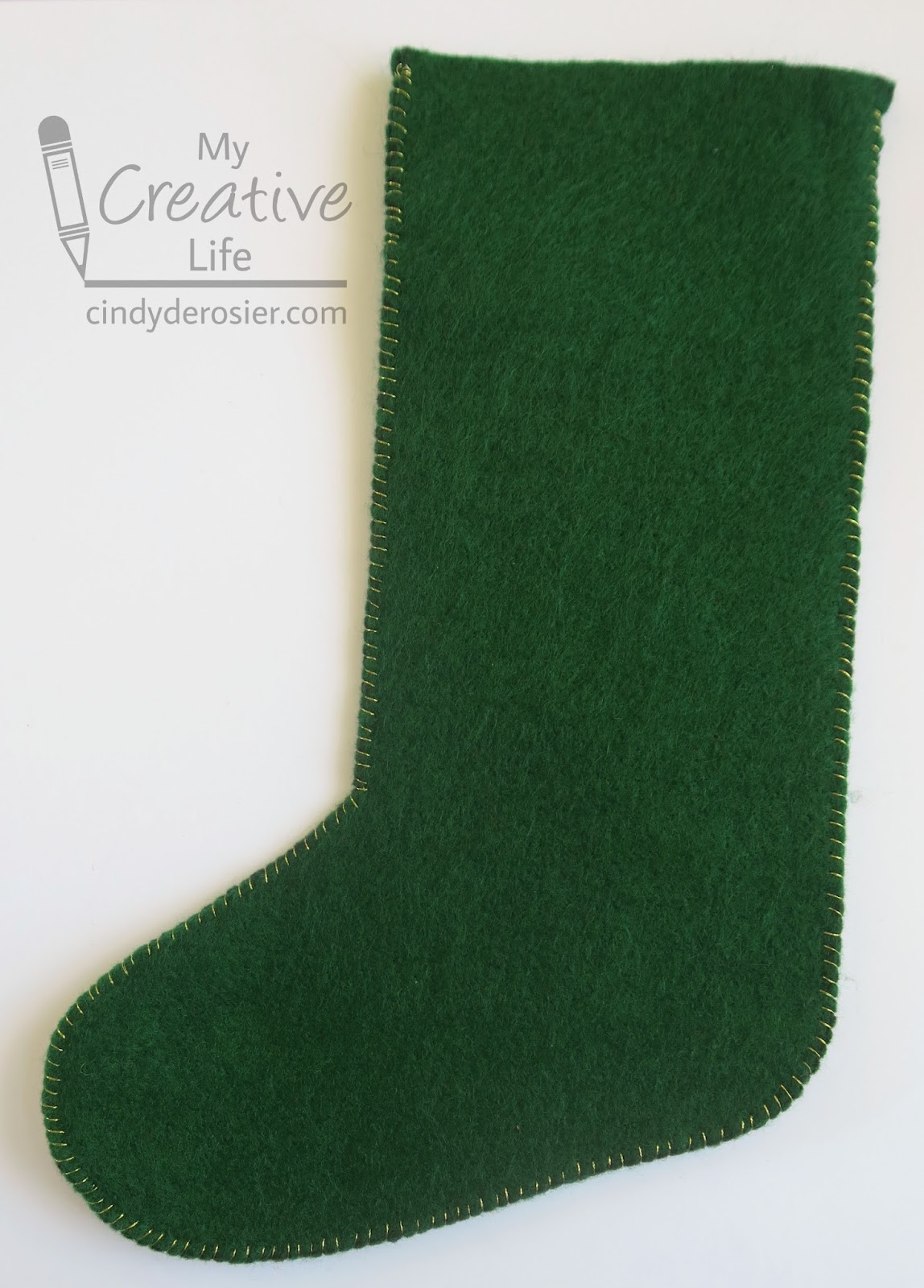 Cindy deRosier My Creative Life HandSewn Felt Stockings