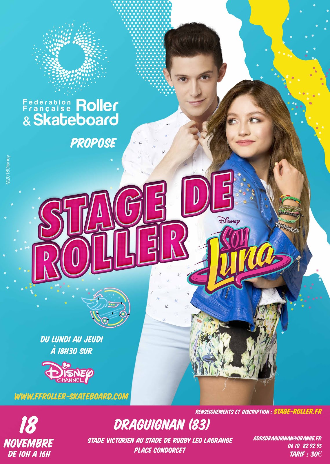 Stage Soy Luna  Inscription          18/11/2018