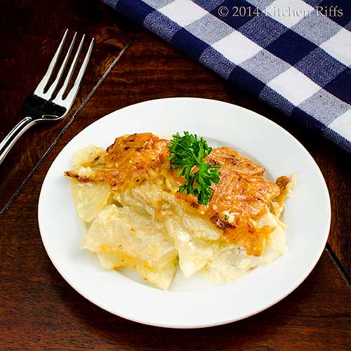 Potato and Celery Root Gratin - Culinary Ginger