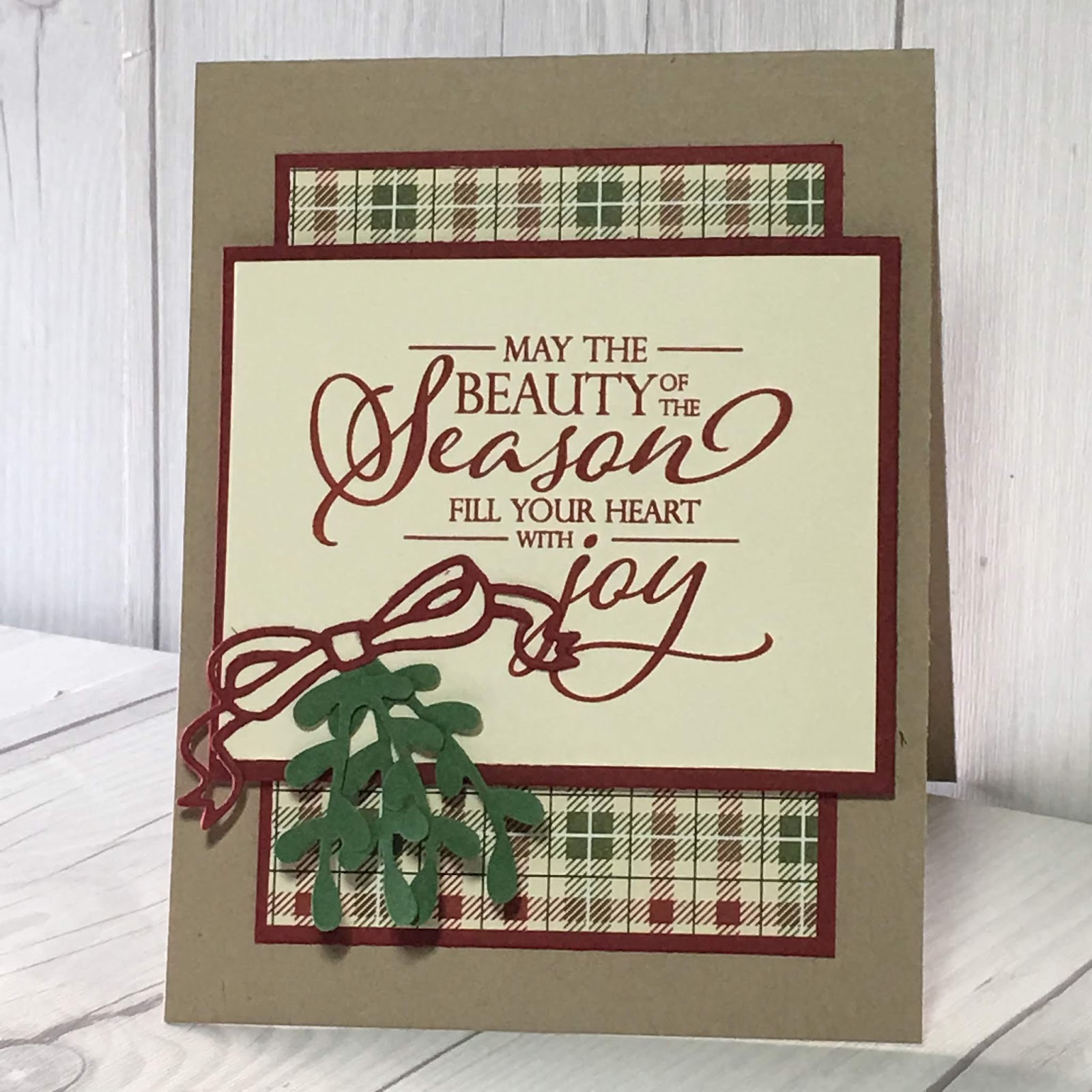 Stampin' Up! Merry Christmas to All Stamp Set perfect for Holiday cards