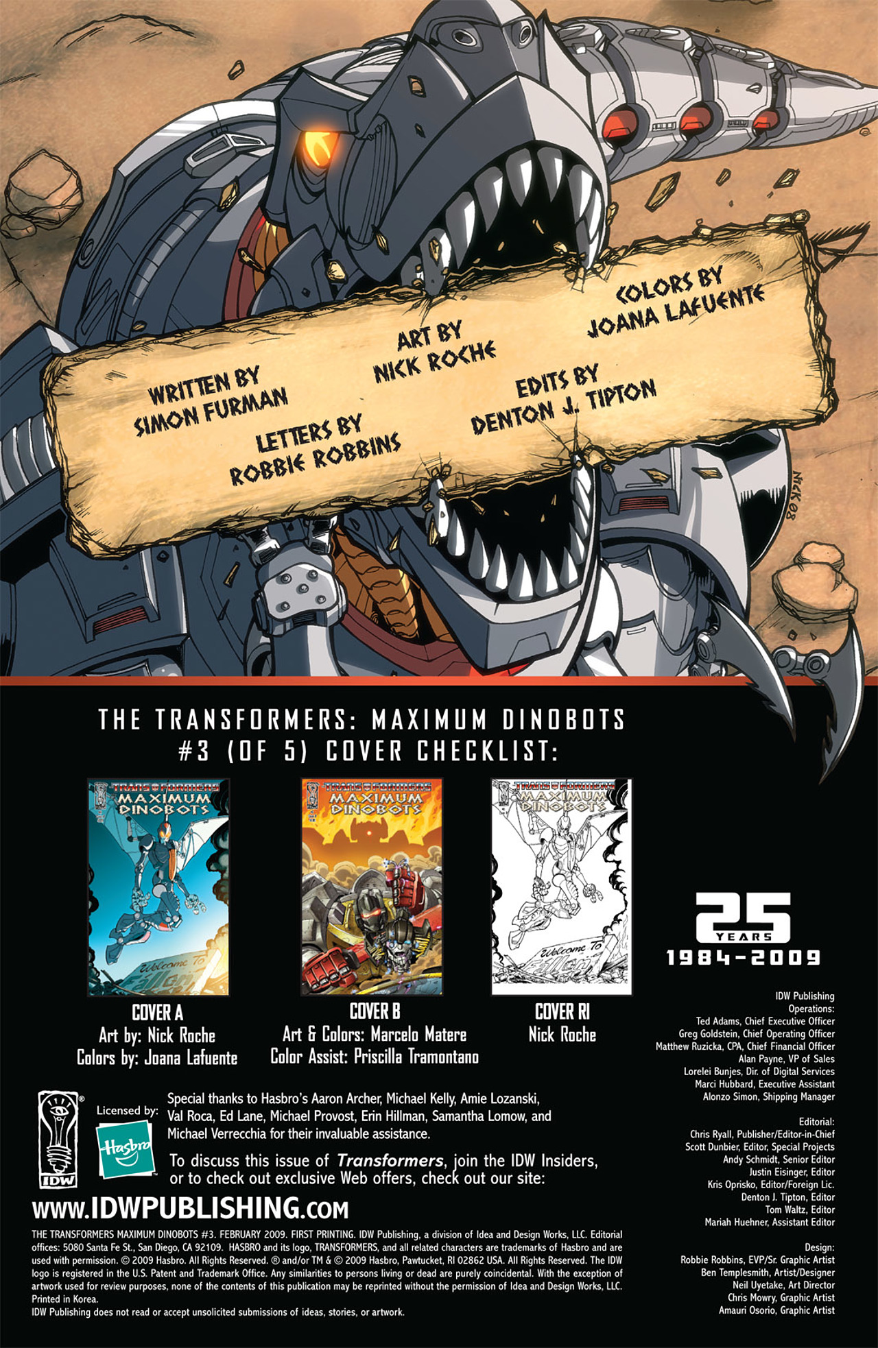 Read online The Transformers: Maximum Dinobots comic -  Issue #3 - 4