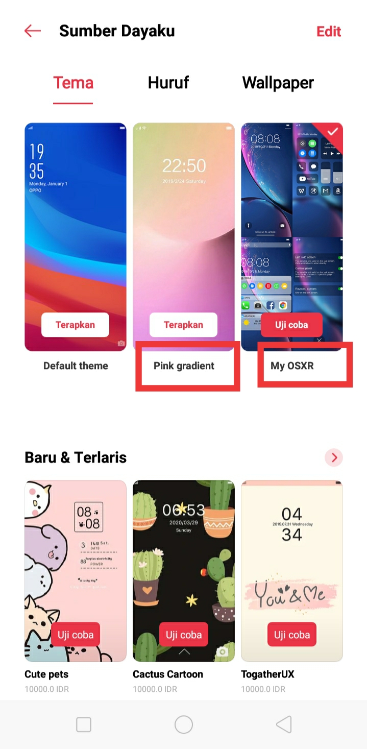 CARA MEMBUAT TEMA OPPO di THEMESTORE BERBAYAR JADI GRATIS