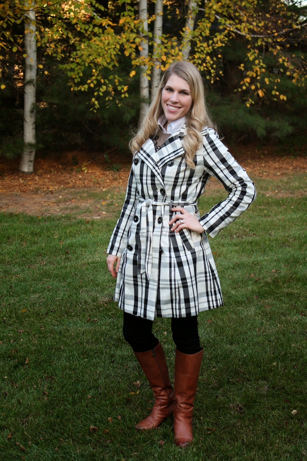 Plaid Coat and a Giveaway!