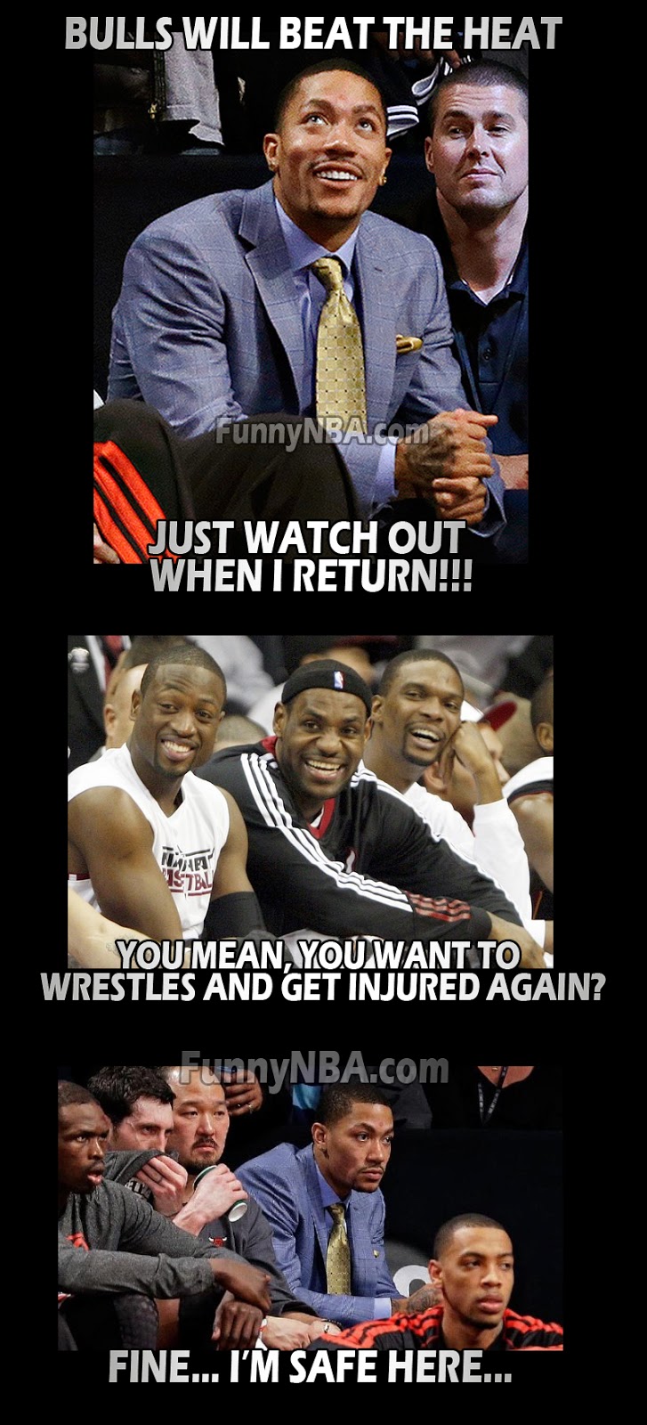 Derrick Rose Return - Heat vs Bulls 2013 Playoff | NBA FUNNY MOMENTS