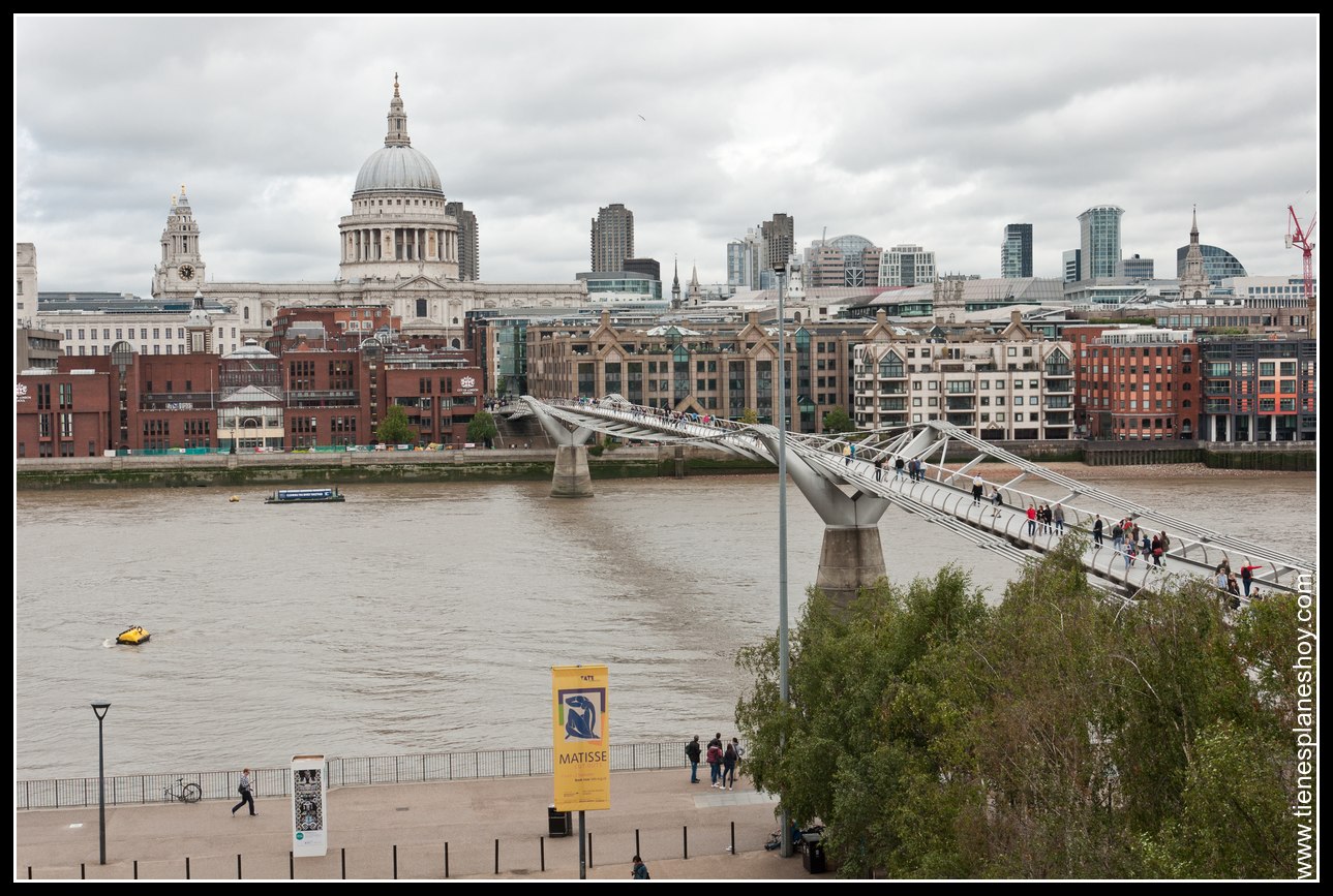 Vistas desde terraza del Tate Modern Londes (London)