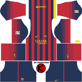 Barcelona Kits 2013/2014 - Dream League Soccer - Kuchalana