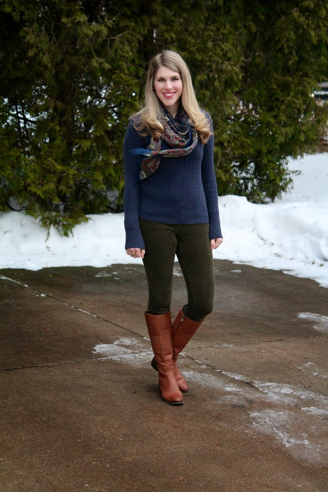I do deClaire: Navy and Olive