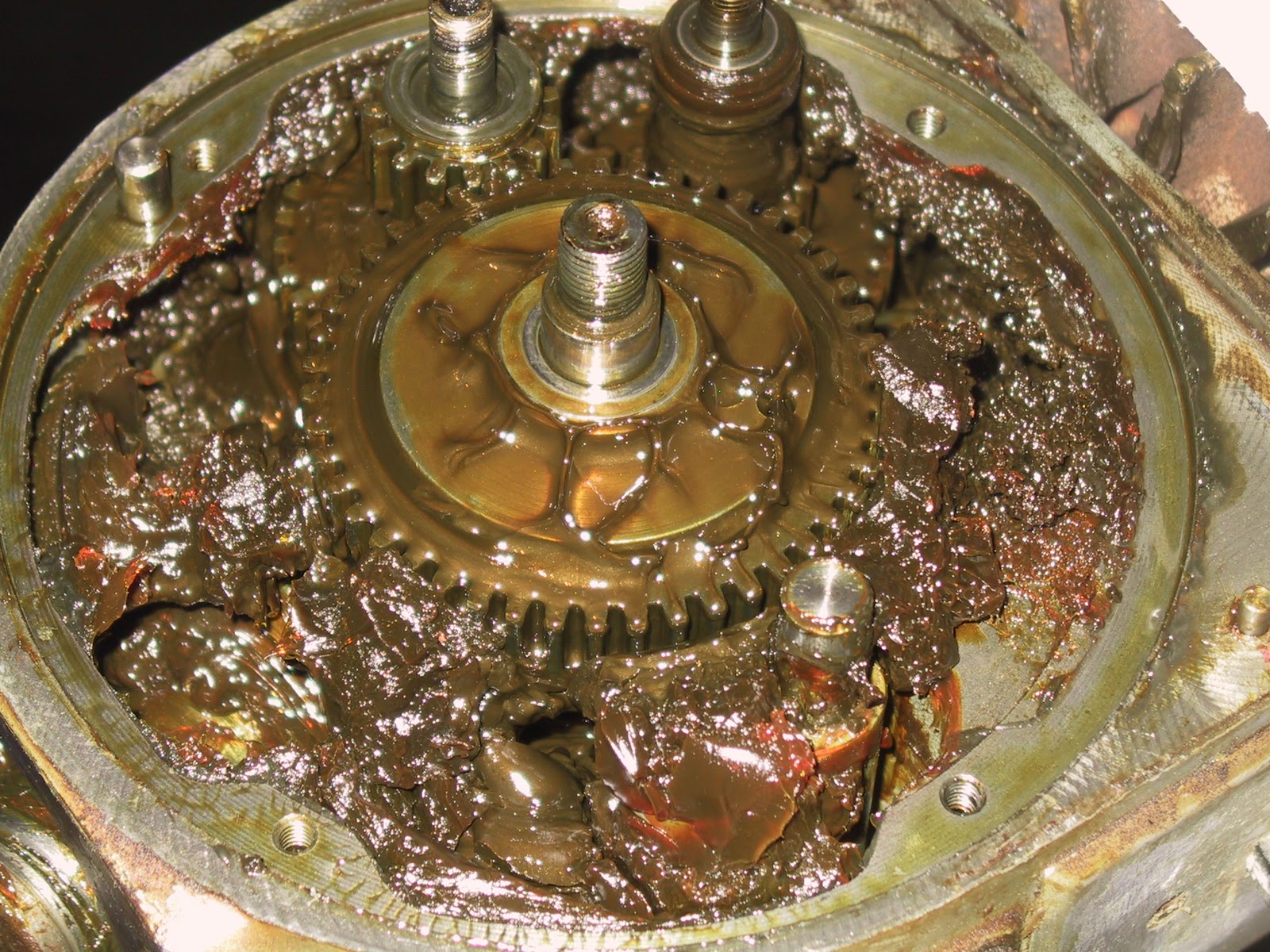 Hobart A200 Overhaul Transmission Shaft Support Cover Removed