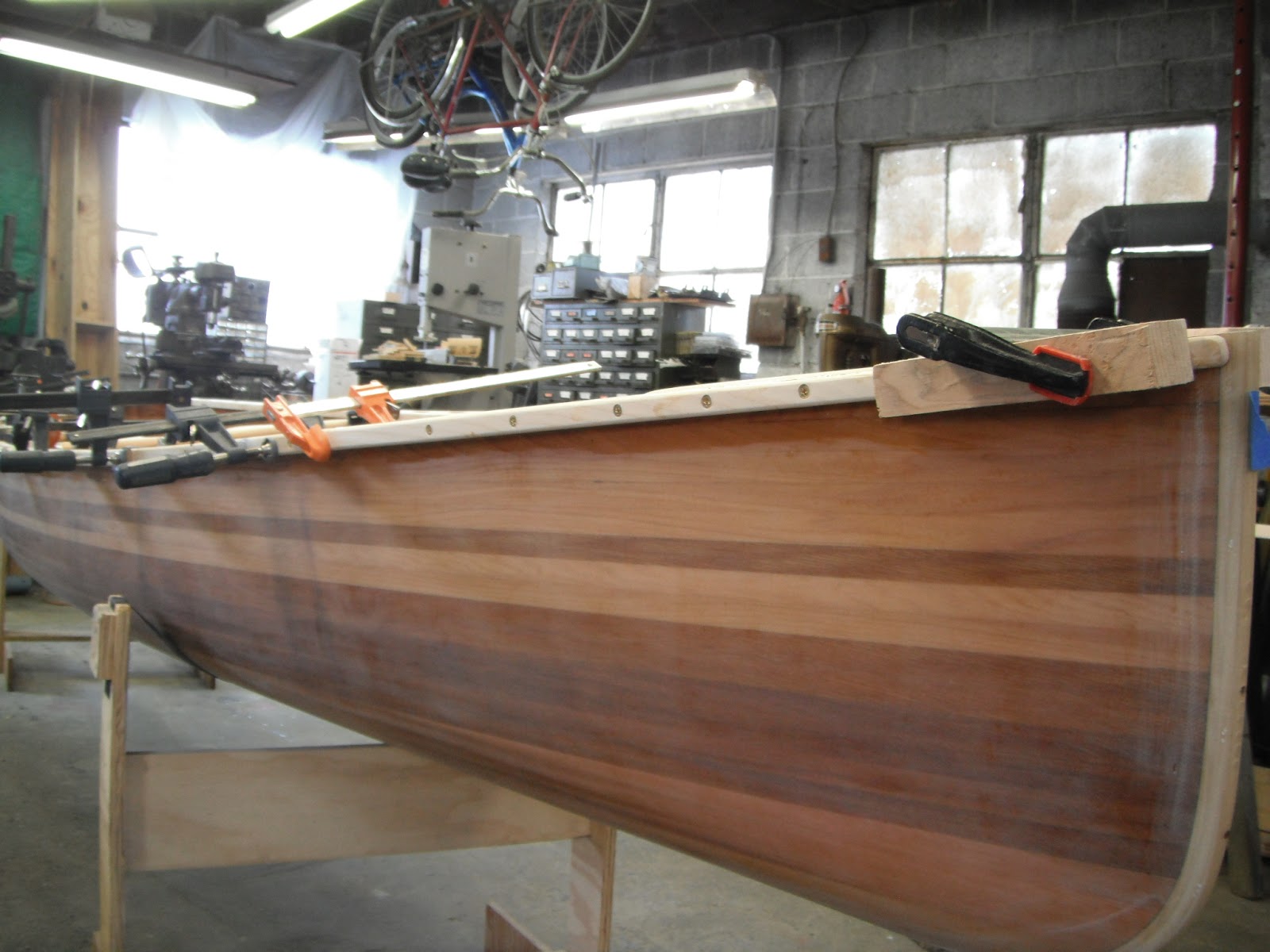 Be Green & Flow Canoe Gunwales Completed!