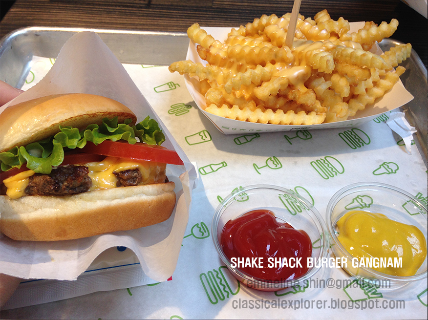 Shake Shack Burger Seoul, Gangnam (Jessica&Krystal Burger) 강남 쉑쉑버거