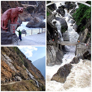 gambar foto Pemandangan di Tiger Leaping Gorge Pemandangan di Tiger Leaping Gorge