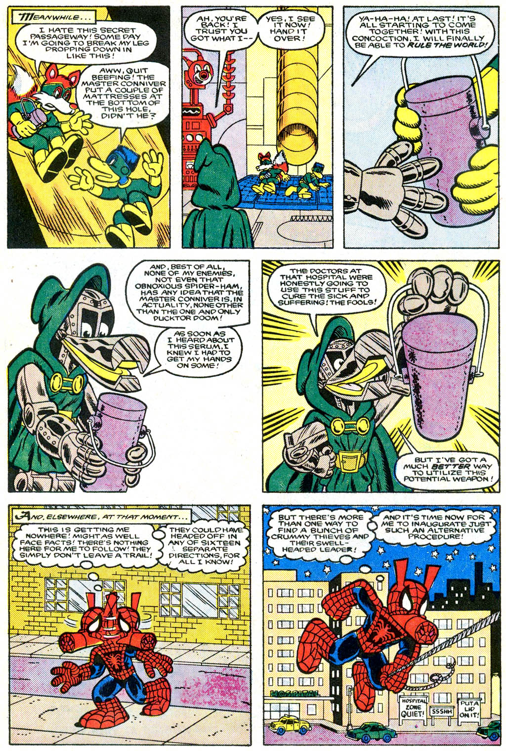 Read online Peter Porker, The Spectacular Spider-Ham comic -  Issue #6 - 7