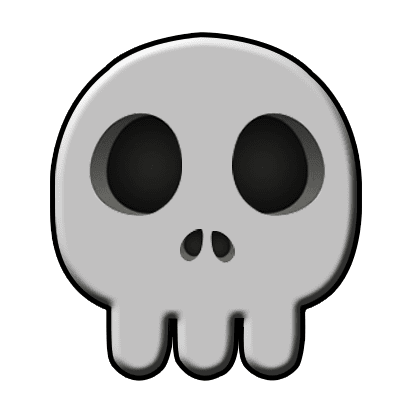 Skeleton copy and paste emoji - peryru