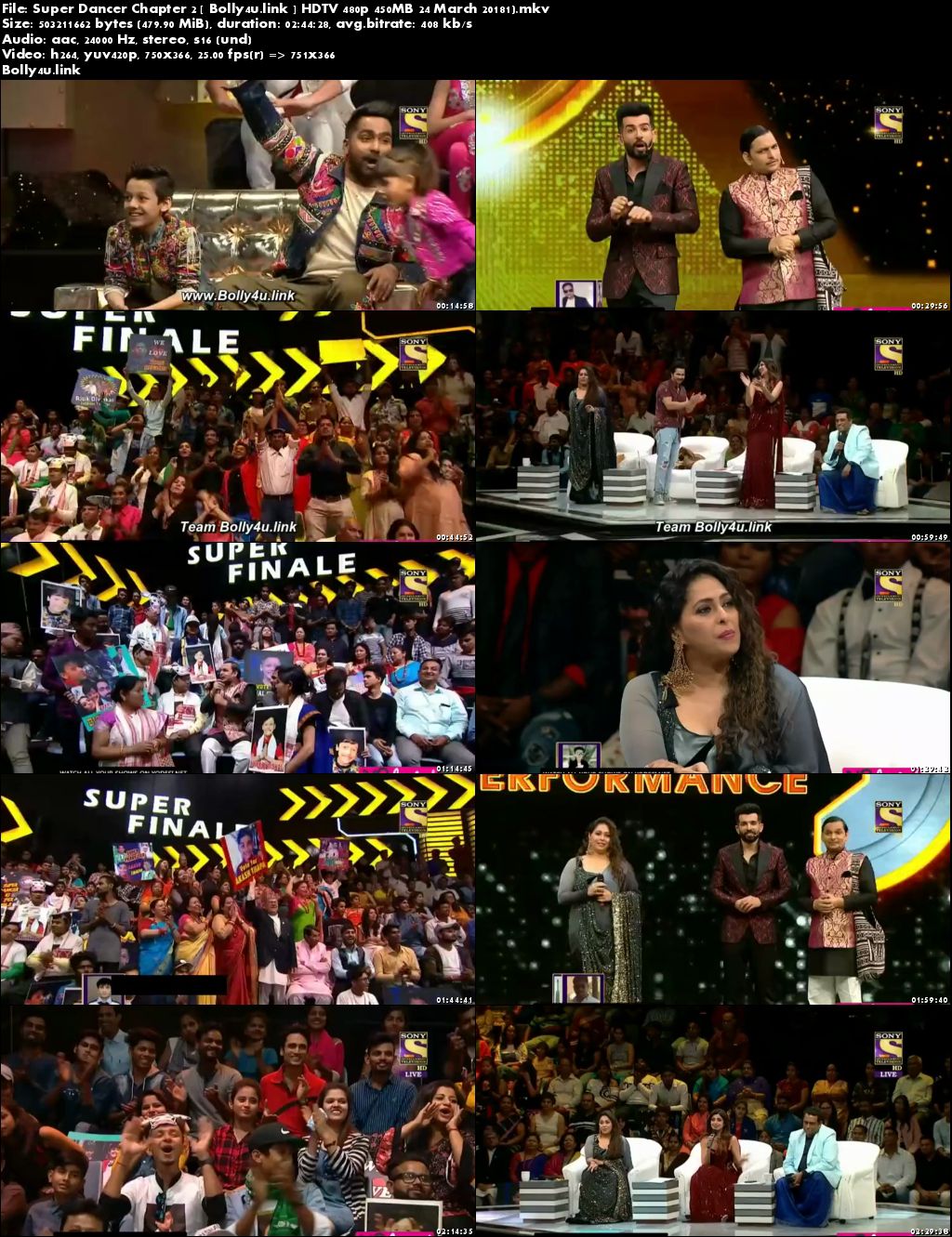 Super Dancer Chapter 2 Super Finale HDTV 480p 450MB 24 March 2018 Download Super Dancer Chapter 2 Super Finale HDTV 480p 450MB 24 March 2018 Download
