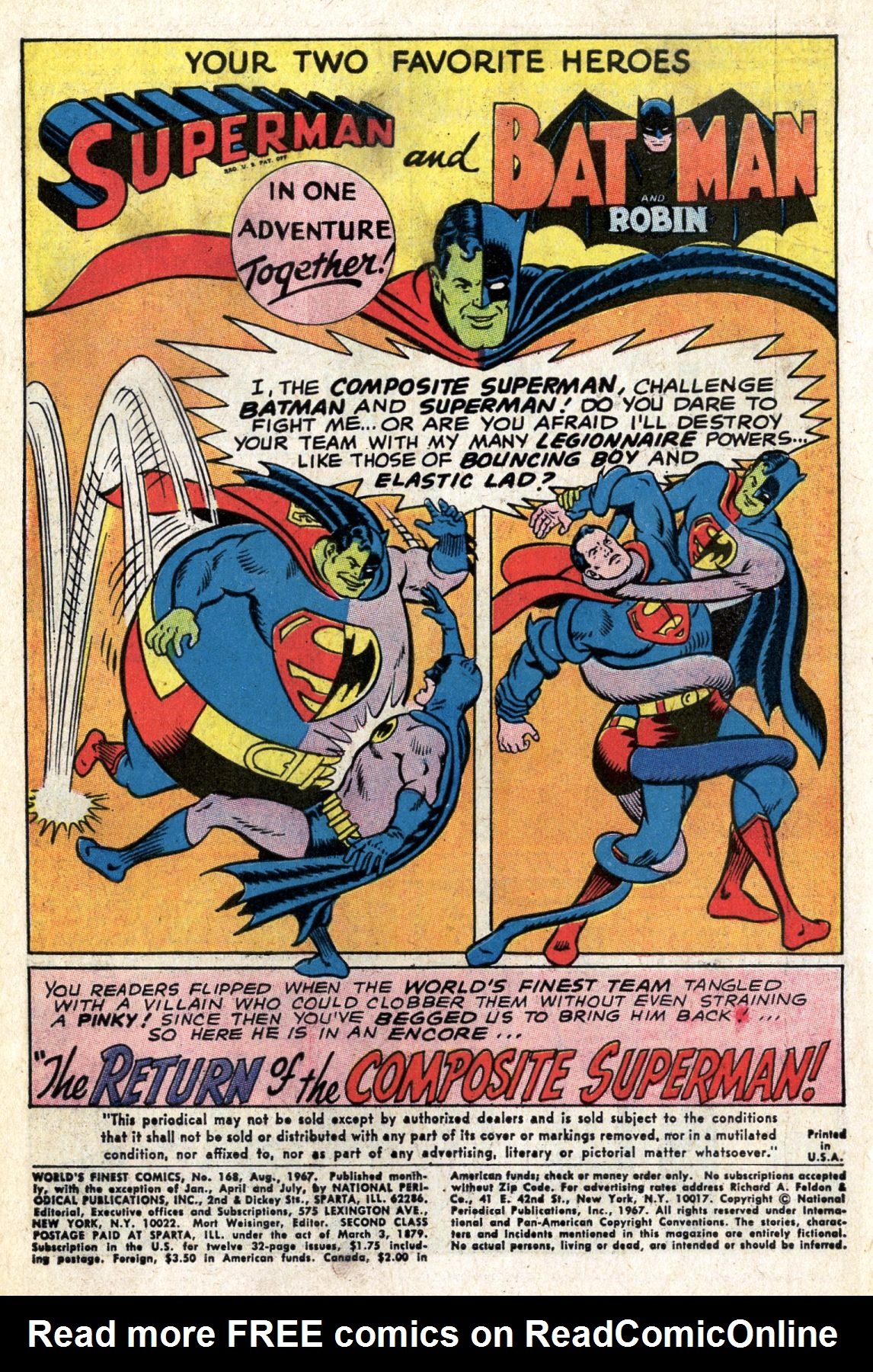 Read online World's Finest Comics comic -  Issue #168 - 3