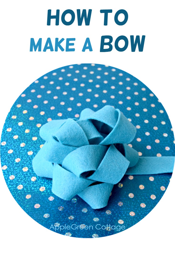 How To Make A Bow - AppleGreen Cottage