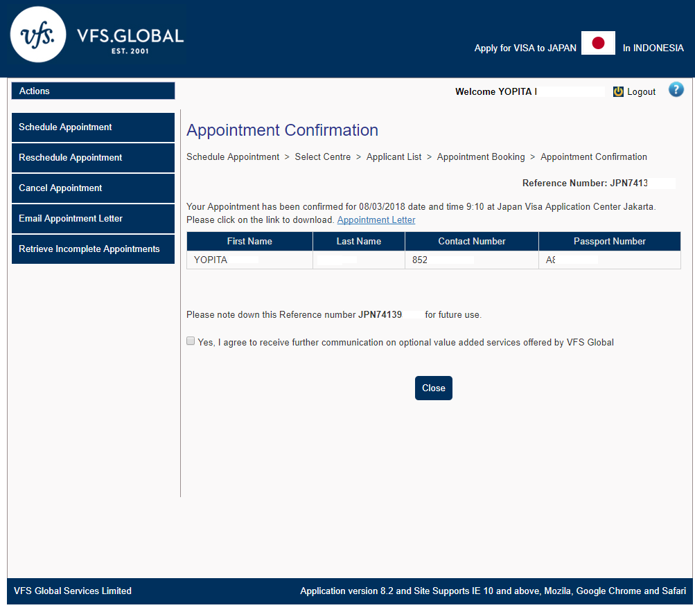 Tips Mengajukan Visa Jepang di VFS Jakarta - Realize How 
